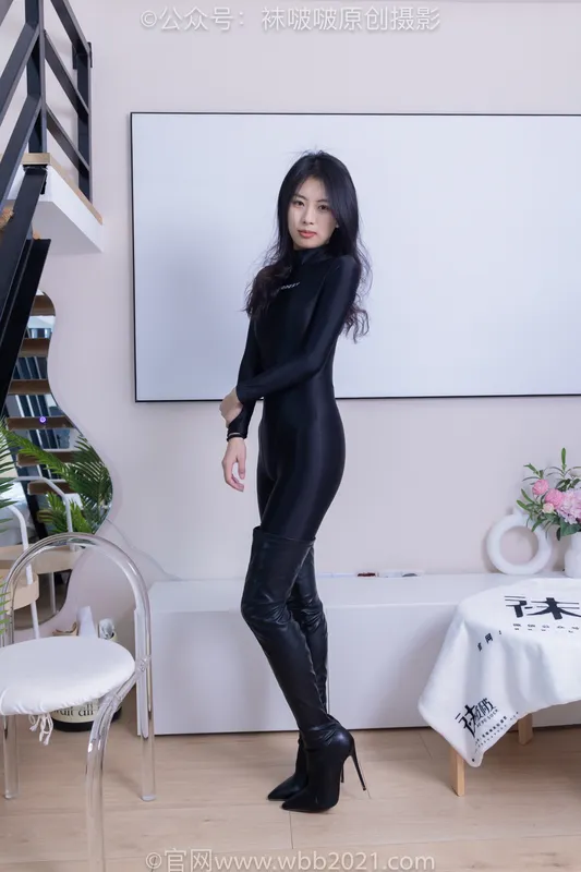 [BoBoSocks袜啵啵] NO.448 奶油-高跟长靴、肉丝（脚尖加固款）、连体泳衣裤里丝（超长花絮版） - BoBoSocks袜啵啵